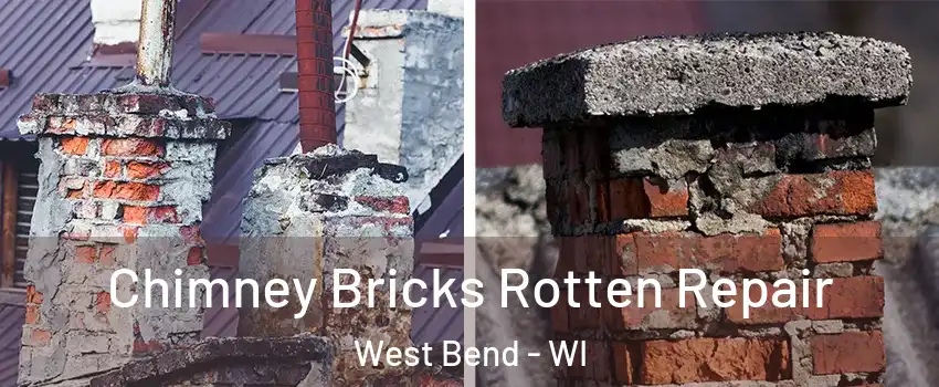  Chimney Bricks Rotten Repair West Bend - WI