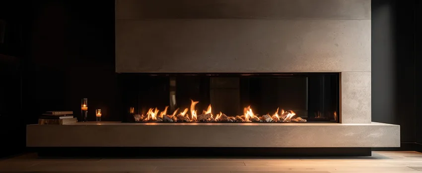 Gas Fireplace Ember Bed Design Services in West Bend, Wisconsin