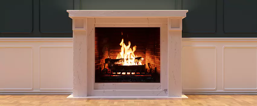Open Flame Wood-Burning Fireplace Installation Services in West Bend, Wisconsin