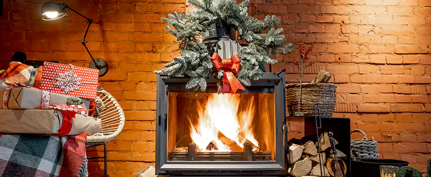 Travis Industries Linear Gas Fireplace Installation in West Bend, Wisconsin