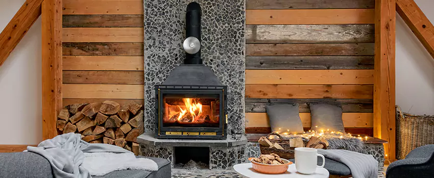 Thelin Hearth Products Direct Vent Gas Stove Fireplace Inspection in West Bend, Wisconsin
